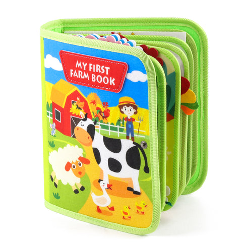 Image of Farm Busy Books Board Toy for Toddlers 3 4 Year OldBoy Girl Christmas Birthday Gift, Quiet Activity Book EducationalSensory Toys