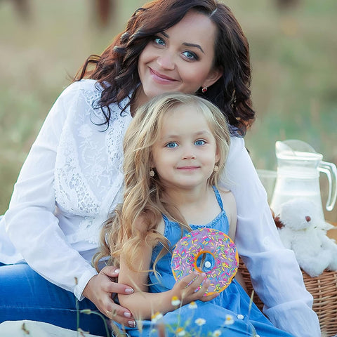 Image of Anboor Donut Squishies Slow Rising Squishy Toy for Kids Soft Doughnuts Scented Stress Relief Realistic Cute Squeeze Squish Toy