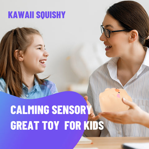 Image of Anboor 4.3" Squishies Toy Shy Pig Kawaii Soft Squishies Animals Toy Slow Rised Squeeze Piggy Squish Stress Relief for Kid Adult Toys