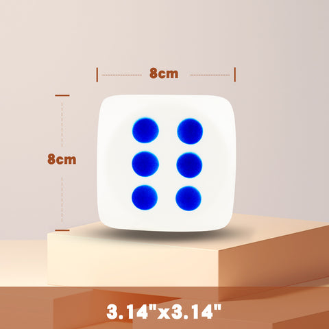 Image of Anboor 3.1" Squishies Dice Kawaii Soft Slow Rising Scented Squishies Stress Relief Kids Toys Gift Collection Decorative Props