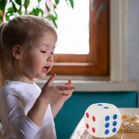 Image of Anboor 3.1" Squishies Dice Kawaii Soft Slow Rising Scented Squishies Stress Relief Kids Toys Gift Collection Decorative Props