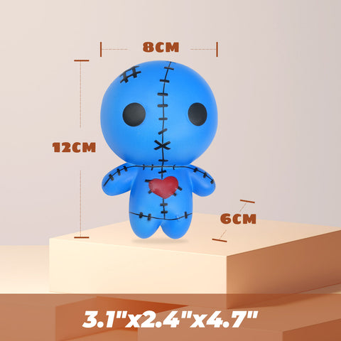 Image of Anboor 4.7 Inches Voodoo Dolls Squishies Ghost Doll Halloween Kawaii Soft Slow Rising Scented Squishies Stress Relief Kids Toys