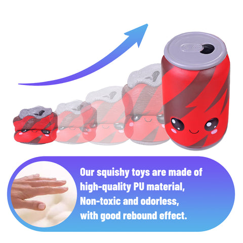 Image of Anboor 4.7 Inches Squishies Can Kawaii Soft Slow Rising Scented Simulation Food Squishies Stress Relief Kid Toys