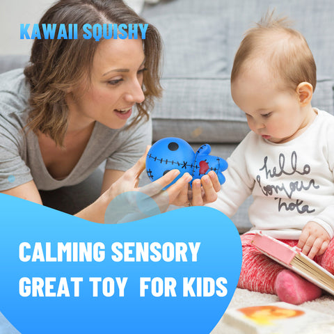 Image of Anboor 4.7 Inches Voodoo Dolls Squishies Ghost Doll Halloween Kawaii Soft Slow Rising Scented Squishies Stress Relief Kids Toys