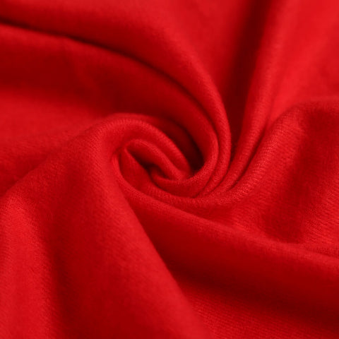 Image of Cashmere Feel Blanket Scarf Super Soft Shawl Red - Anboor