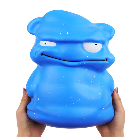 Image of Anboor 9.8 Inches Jumbo Squishies Green Monster Kawaii Soft Slow Rising Scented Squishys Stress Relief Kids Toys