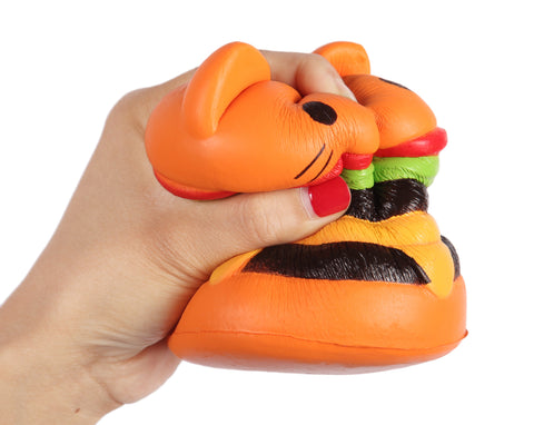 Image of Anboor 4.5" Squishies Jumbo Slow Rising Kawaii Squishies Cat Hamburger Bread Toy for Collection Gift