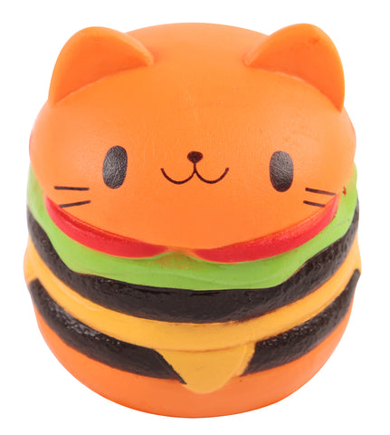 Image of Anboor 4.5" Squishies Jumbo Slow Rising Kawaii Squishies Cat Hamburger Bread Toy for Collection Gift