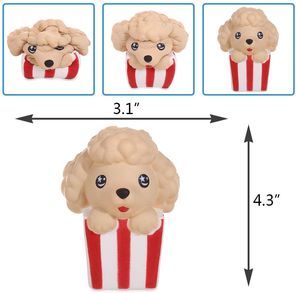Slow Rising Squishy 3 Pcs Squishies Dog Cat - Anboor