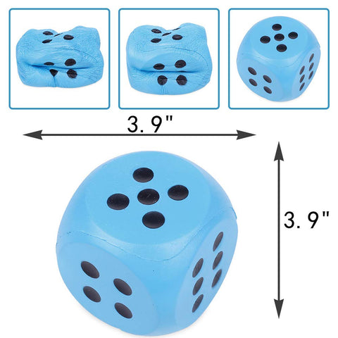 Image of Slow Rising Squishy Blue Dice - Anboor