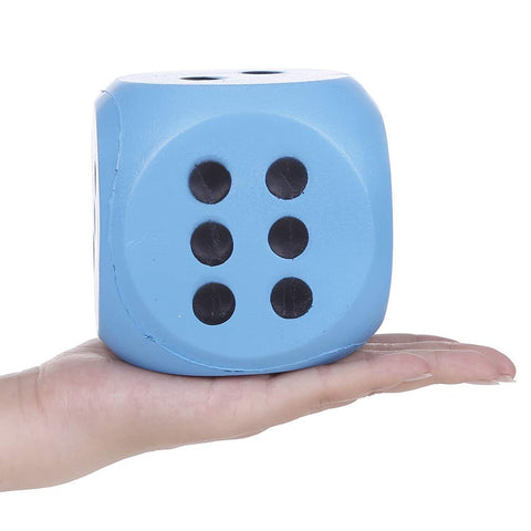 Image of Slow Rising Squishy Blue Dice - Anboor