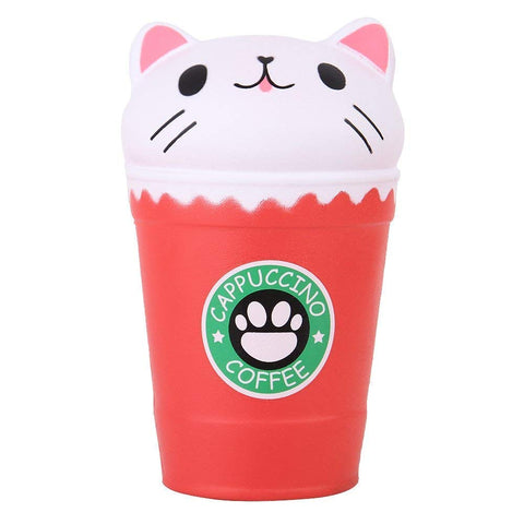 Image of Slow Rising Squishy Cat Coffee Cup - Anboor