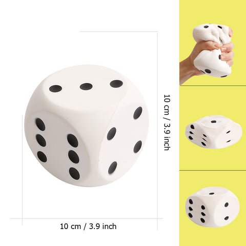 Image of Slow Rising Squishy Dice White - Anboor