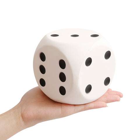 Image of Slow Rising Squishy Dice White - Anboor