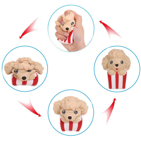 Image of Slow Rising Squishy Dog Popcorn - Anboor