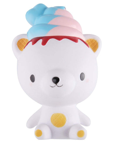 Image of Slow Rising Squishy Ice Cream Poop Bear - Anboor