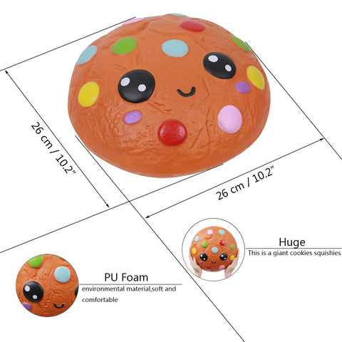 Image of Slow Rising Squishy Jumbo Cookies Chocolate Candy - Anboor