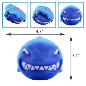 Anboor 5.5 Inches Squishies Shark Galaxy Jumbo Kawaii Super Soft Slow Rising Scented Animal Big Squishies Stress Relief Kid Toys