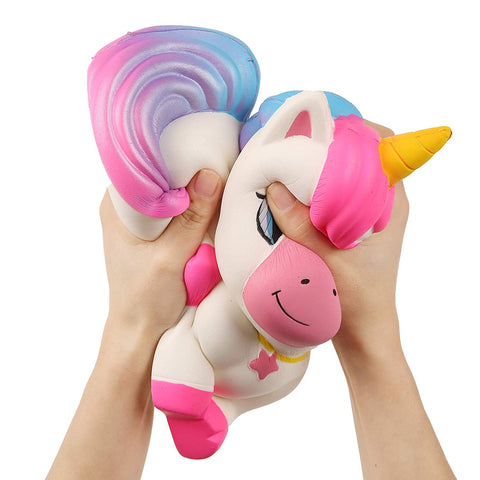 Image of Slow Rising Squishy Jumbo Giant Unicorn Horse - Anboor