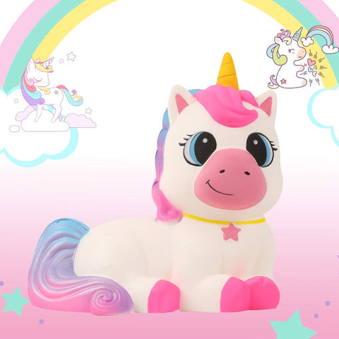 Image of Slow Rising Squishy Jumbo Giant Unicorn Horse - Anboor