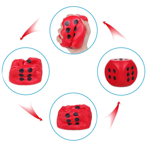 Image of Slow Rising Squishy Red Dice - Anboor