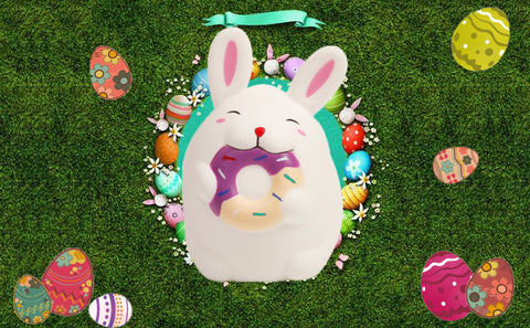 Image of Anboor 4.7 Inches Rabbit Squishies Kawaii Soft Slow Rising Cute Scented Animal Squishys Stress Relief Kids Toys Decorative Props