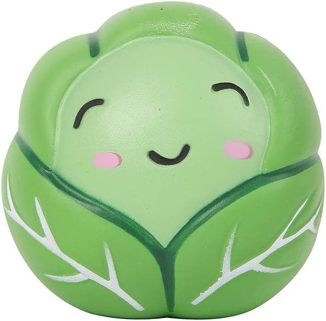 Anboor 3.9 Inch Squishies Cabbage Kawaii Scented Soft Slow Rising Squeeze Stress Relief Kids Christmas Toy
