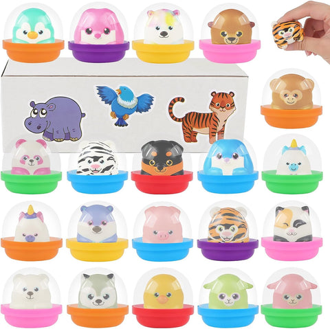 Image of Anboor 20 PCS Squishies Toys, Fidget Toy Pack Animal Slow Rising Toys Kawaii Squeeze Toys for Boys Girls Birthday Goodie Bag Stuffers Classroom Prizes Party Favors Stress Relief Kid's Toys
