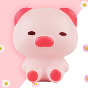 [Newest] Anboor 3.9" Squishies Toy Pig Kawaii Soft Squishy Animals Toy Slow Rised Squeeze Piggy Squish Stress Relief for Kid Adult Toys