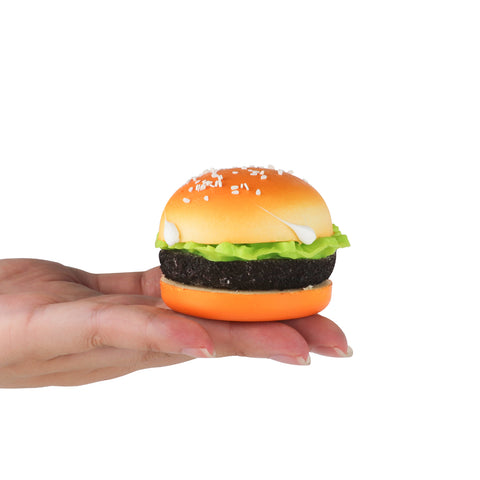 Image of Anboor 2 Pack Squishies Hamburger Slow Rising Squishies Toy for Kids Soft Sweet Scented Stress Relief Realistic Food Cute Squeeze Squish Toy
