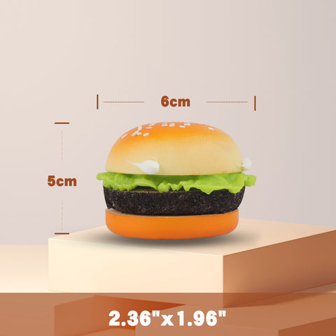 Image of Anboor 2 Pack Squishies Hamburger Slow Rising Squishies Toy for Kids Soft Sweet Scented Stress Relief Realistic Food Cute Squeeze Squish Toy