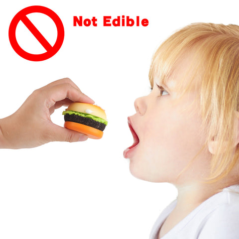 Image of Anboor 2 Pack Squishies Hamburger Slow Rising Squishies Toy for Kids Soft Sweet Scented Stress Relief Realistic Food Cute Squeeze Squish Toy