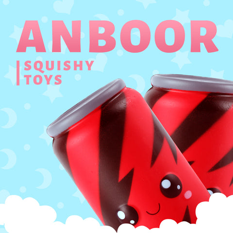 Image of Anboor 4.7 Inches Squishies Can Kawaii Soft Slow Rising Scented Simulation Food Squishies Stress Relief Kid Toys