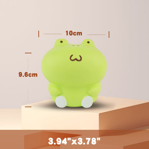 Image of Anboor 3.9" Squishies Toy Frog Kawaii Soft Squishy Animals Toy Slow Rised Squeeze Frog Squish Stress Relief for Kid Adult Toys