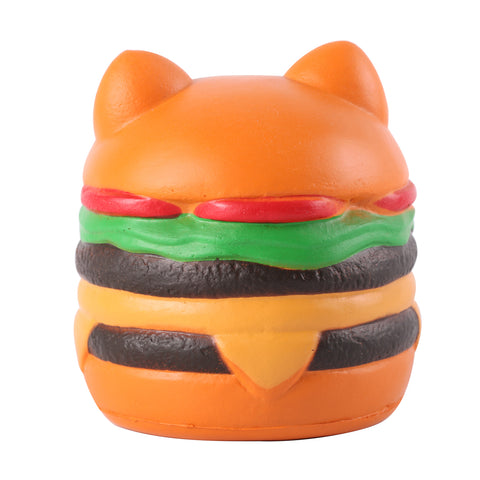 Image of Anboor 4.5" Squishies Jumbo Slow Rising Kawaii Squishies Cat Hamburger Bread Toy for Collection Gift