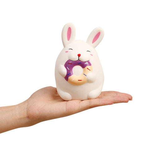Image of Anboor 4.7 Inches Rabbit Squishies Kawaii Soft Slow Rising Cute Scented Animal Squishys Stress Relief Kids Toys Decorative Props