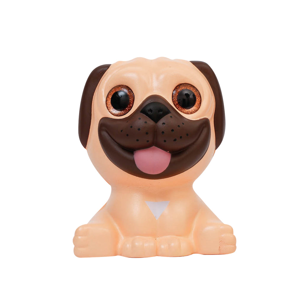 Anboor 7.9 Inches Dog Squishies Jumbo Kawaii Soft Slow Rising Scented Animal Big Eyes Squishies Pug Stress Relief Kids Toys Decorative Props