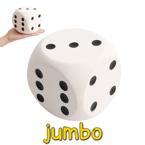Image of Slow Rising Squishy Dice White - Anboor