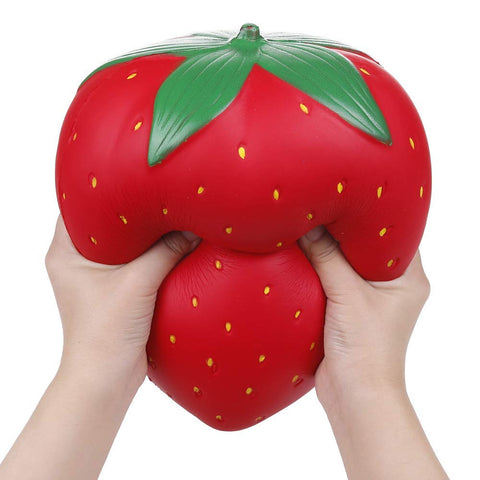 Image of Slow Rising Squishy Jumbo Spot Strawberry - Anboor