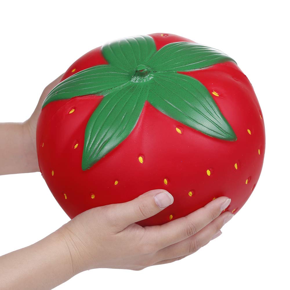  Fidgets Toys Half Jumbo Large Strawberry Fidget Sqishys Squishy  Slow Rising Squishies Toys Fidgiting Fruits Milly Stress Relief  Decompression Toys for ADHD,EDC,Kids Adults(Half Strawberry) : Toys & Games