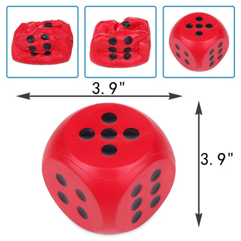 Image of Slow Rising Squishy Red Dice - Anboor