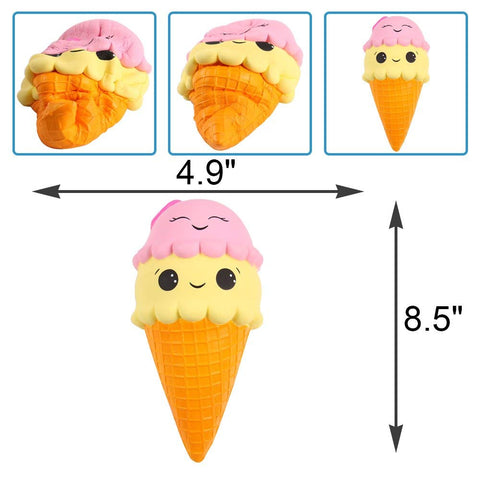 Image of Slow Rising Squishy Smile Ice Cream - Anboor